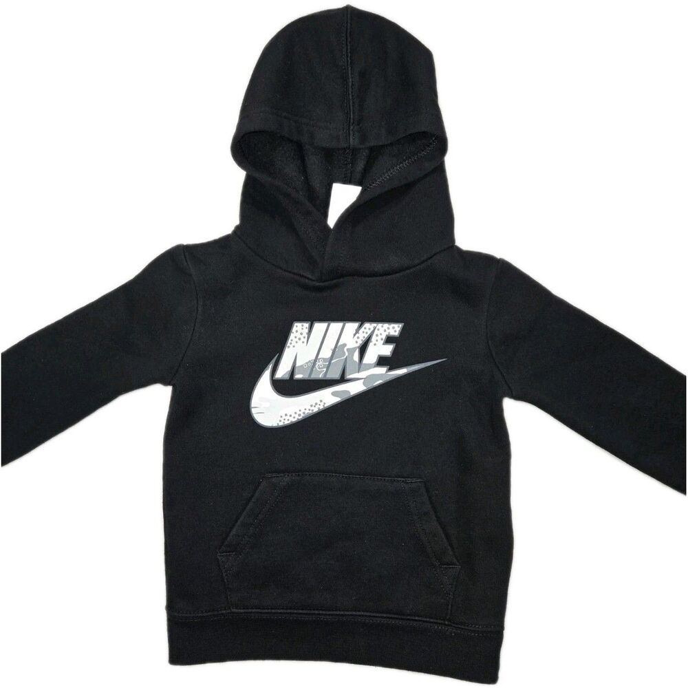 Boys Nike Pullover Hoodie Black Size 2T